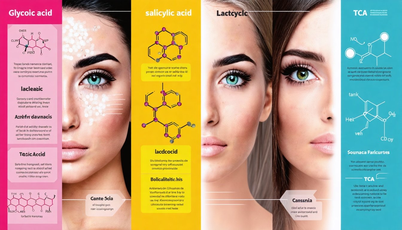 Chemical Peel Acid Types