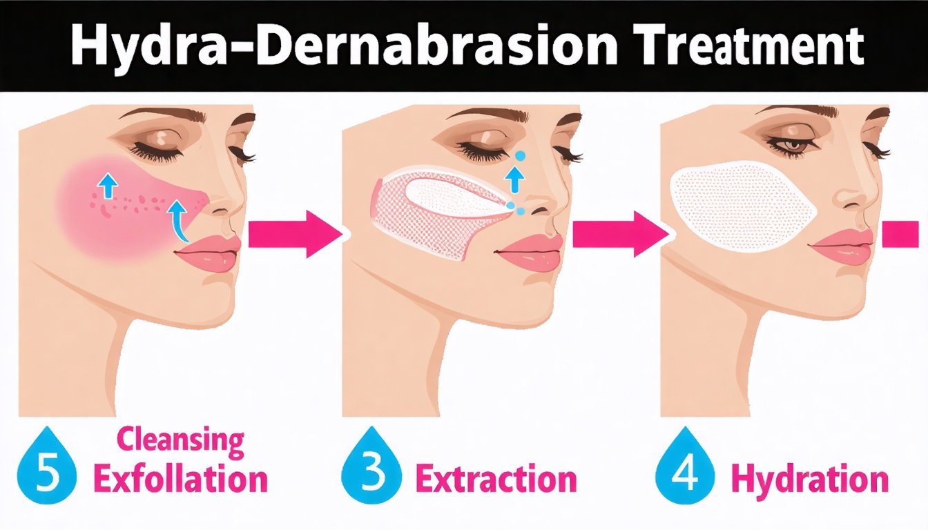 Hydra-Dermabrasion Process