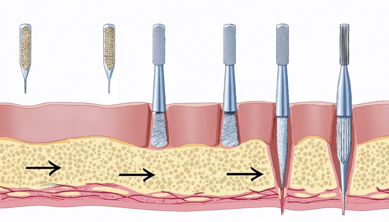 Microneedling Skin Layers