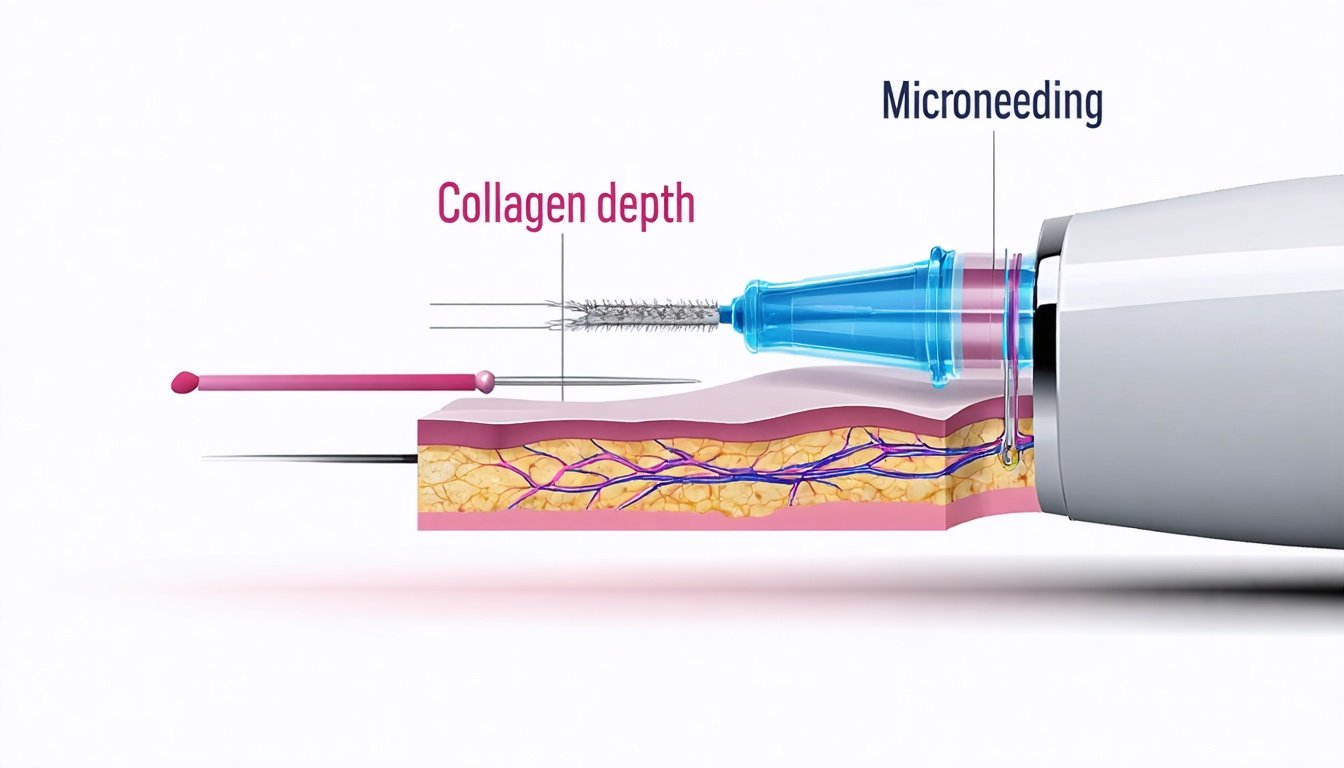 Microneedling Technology Diagram