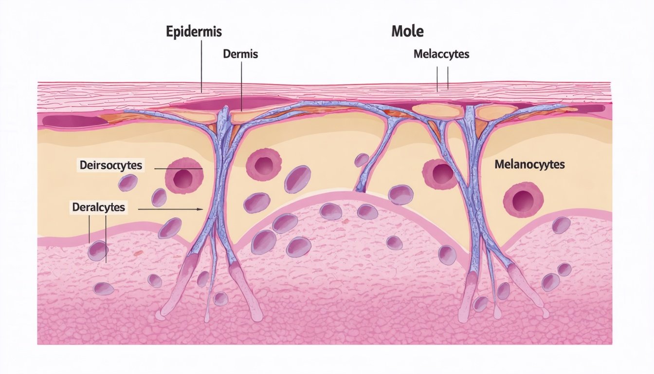 Mole Anatomy Diagram
