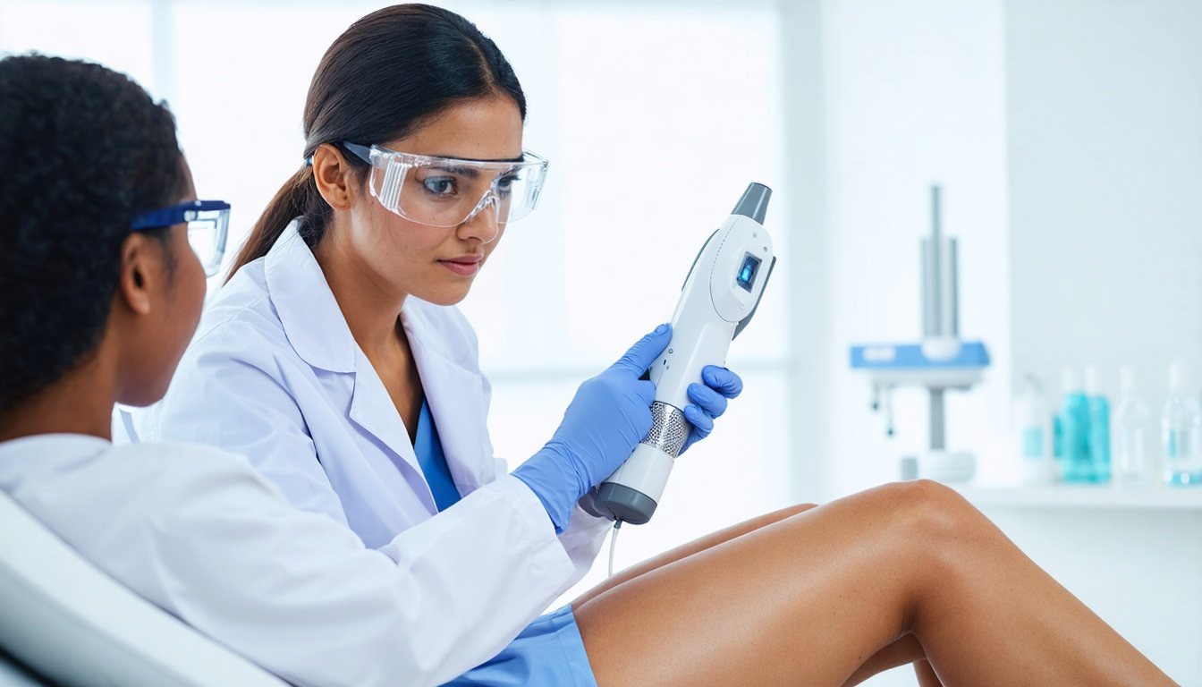 Laser Hair Removal Step 3 - Laser Treatment